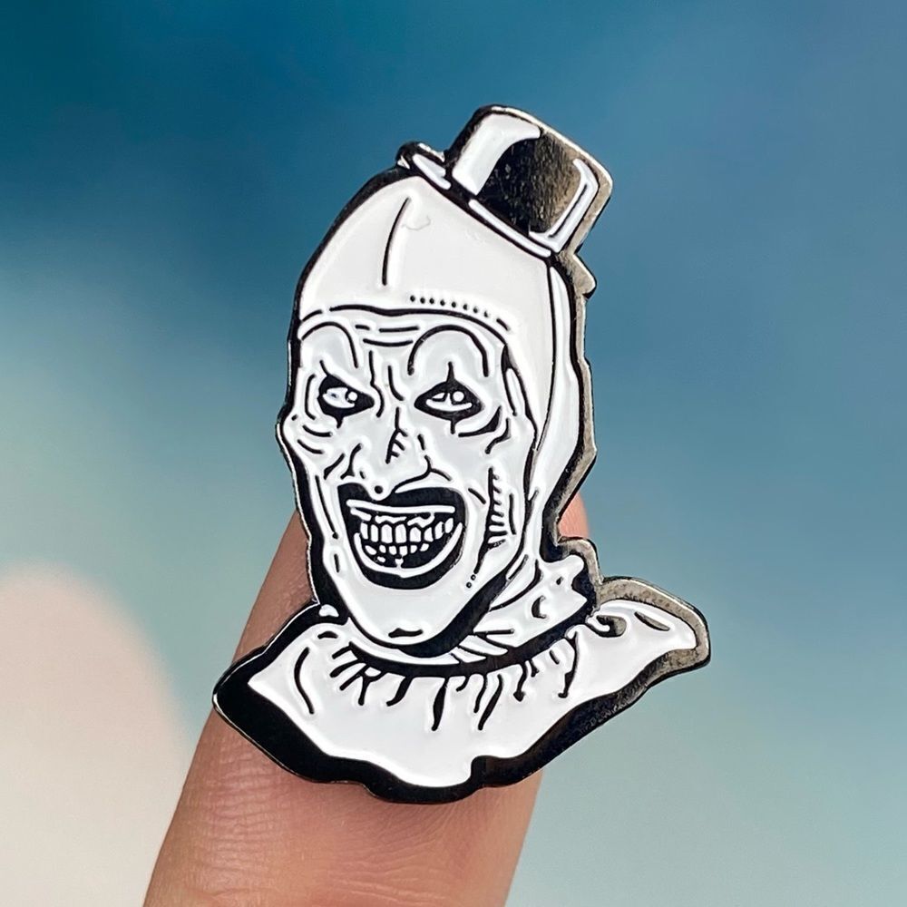 Terrifier Art Clown Enamel Pin/ Brooch Lapel